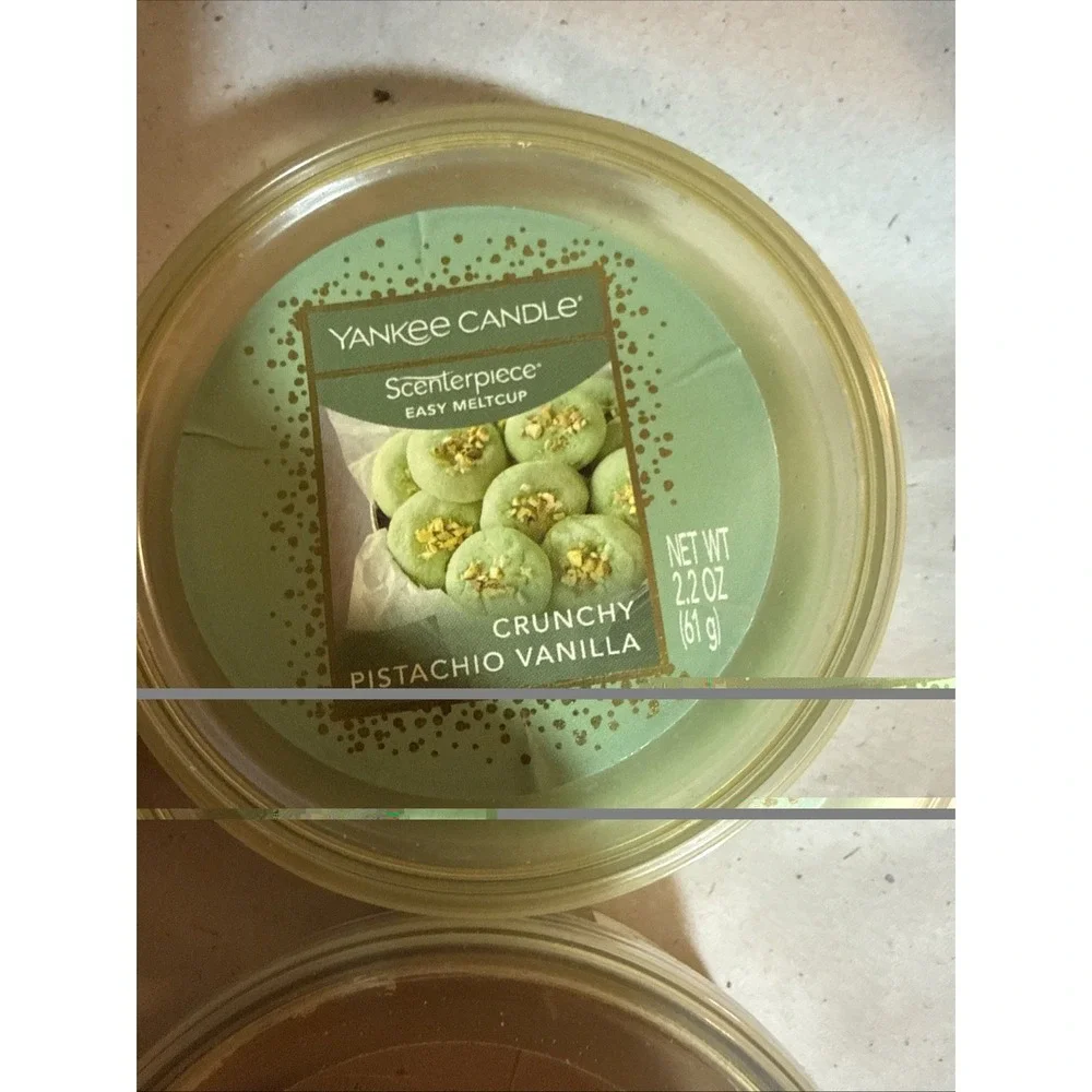 5 Yankee Candle Easy Scenterpiece Fall Autumn Smell Melt Cups 2.2 oz